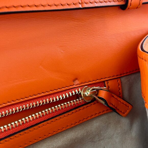 Gucci Leather Sylvie Web Orange Medium - Picture 11 of 16